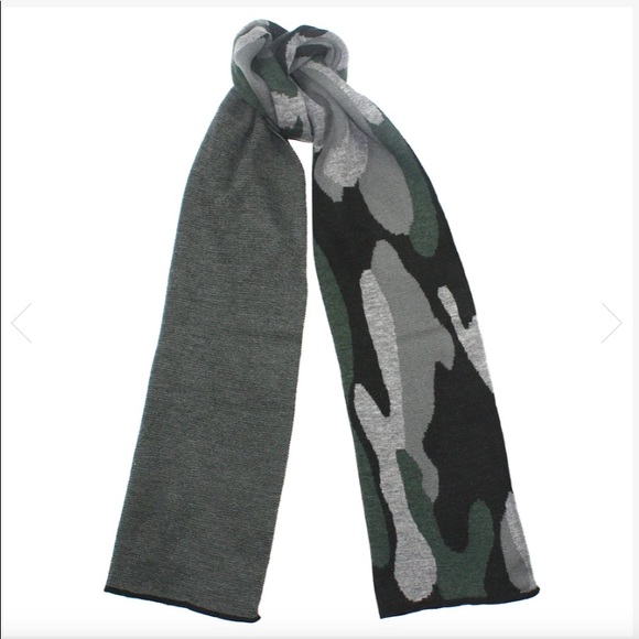 BENSON lambs wool camo design scarf - Picture 4 of 4